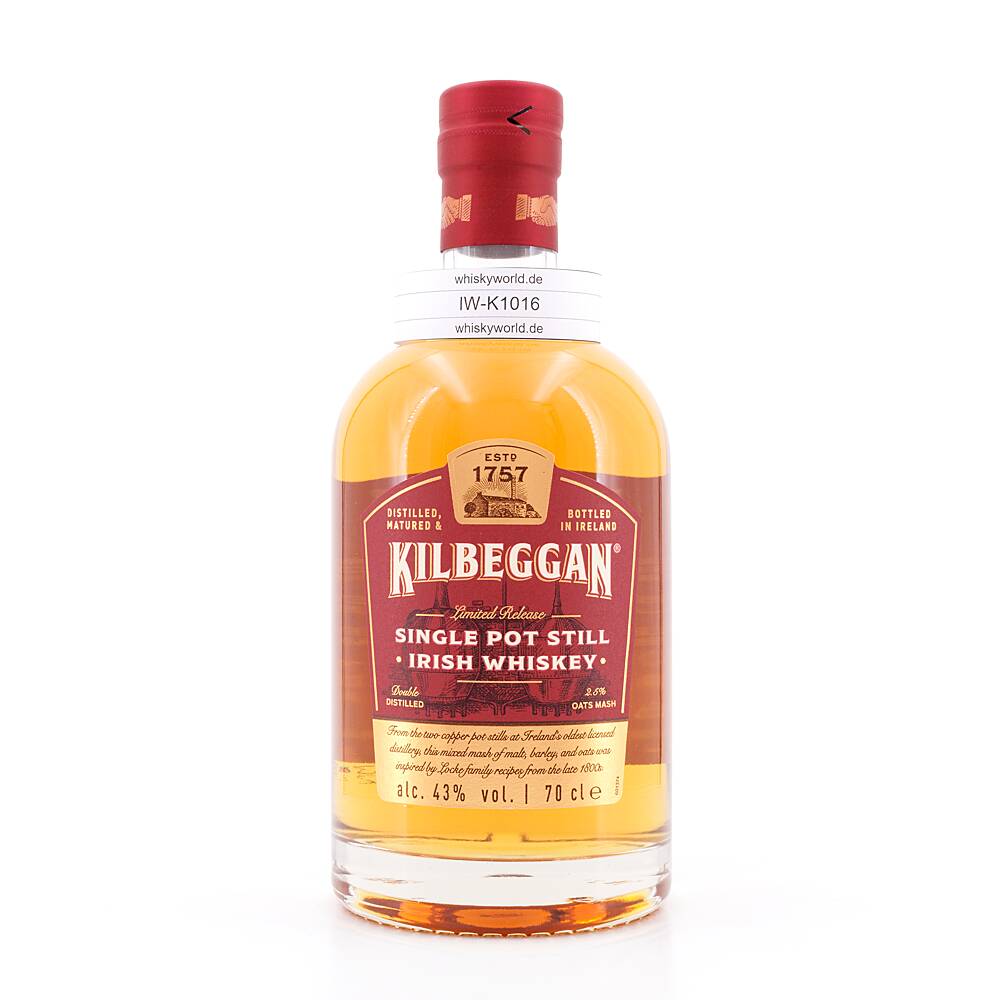 Kilbeggan Single Pot Still Irish Whiskey 0,70 L/ 43.0% vol Kilbeggan Single Pot Still Irish Whiskey 0,70 L/ 43.0% vol