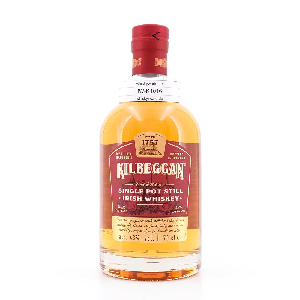 Kilbeggan Single Pot Still Irish Whiskey 0,70 L/ 43.0% vol