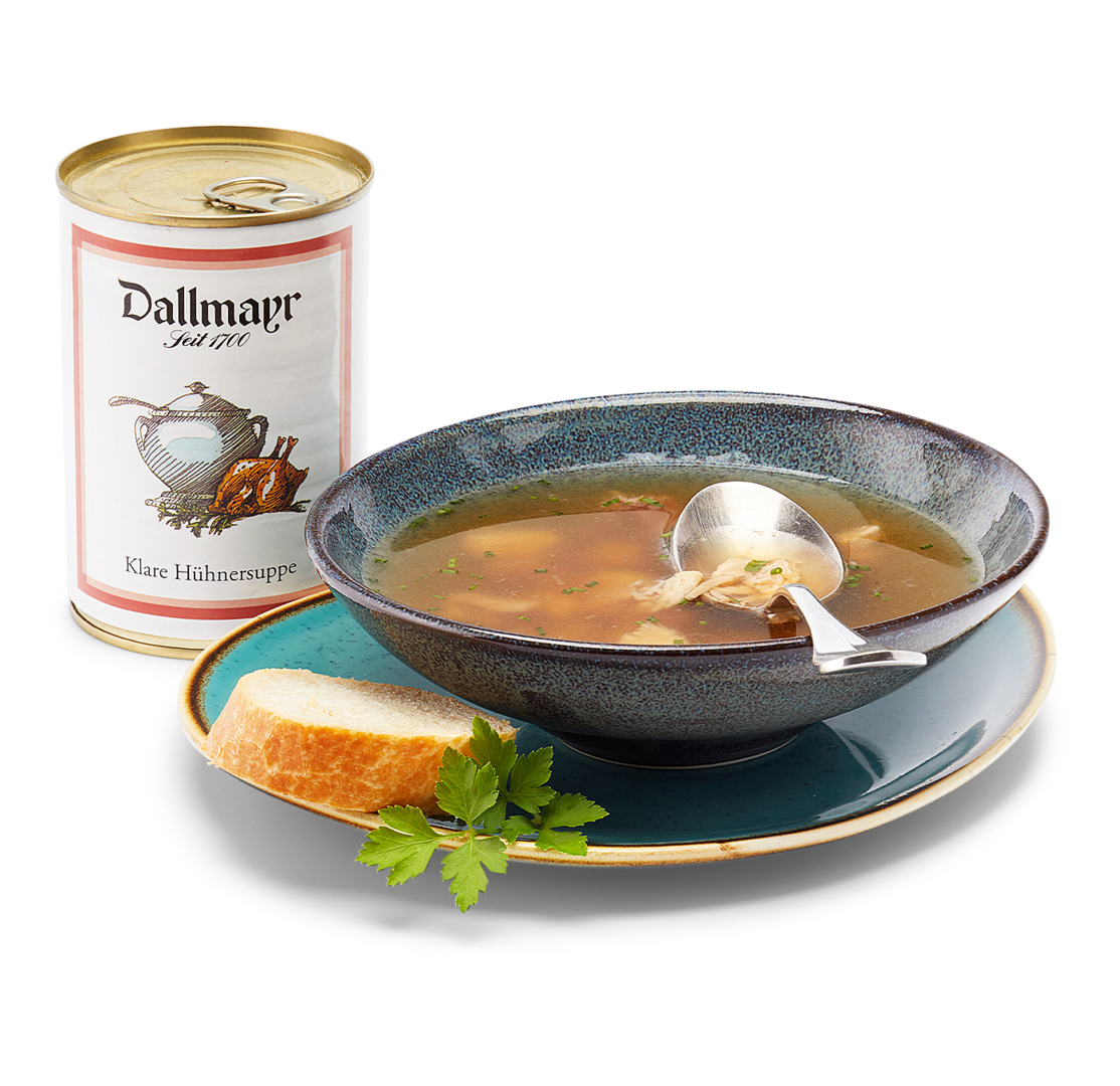 Klare Hühnersuppe Klare Hühnersuppe von Alois Dallmayr KG