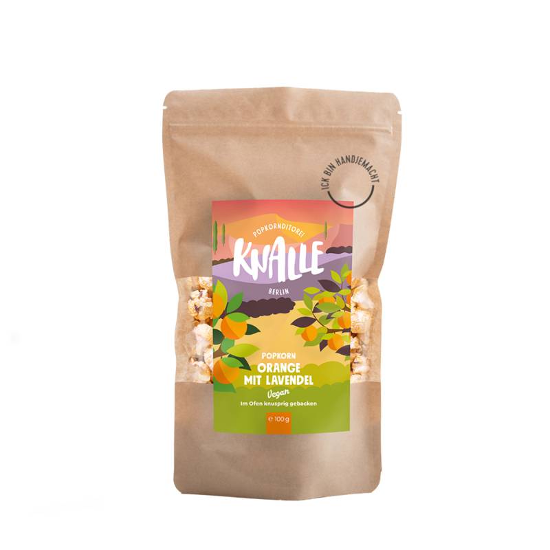 Knalle Popcorn Orange mit Lavendel - 100g  0.1KG