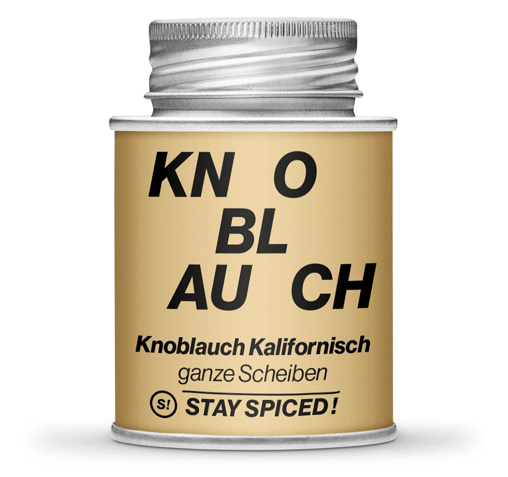 Knoblauchflocken Kalifornisch - ganze Scheiben, 170ml Schraubdose Knoblauchflocken Kalifornisch - ganze Scheiben, 170ml Schraubdose