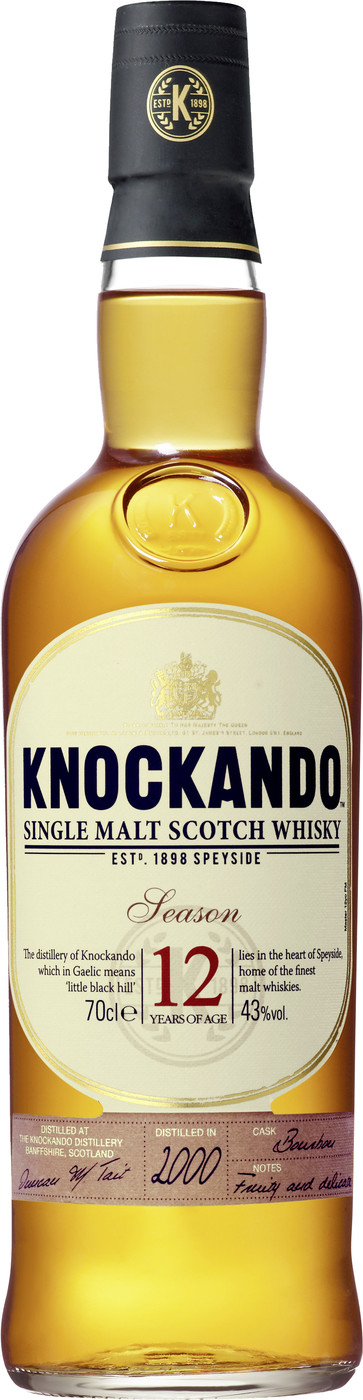 Knockando Whisky 12 Jahre 43% 0,7L Knockando Whisky 12 Jahre 43% 0,7L