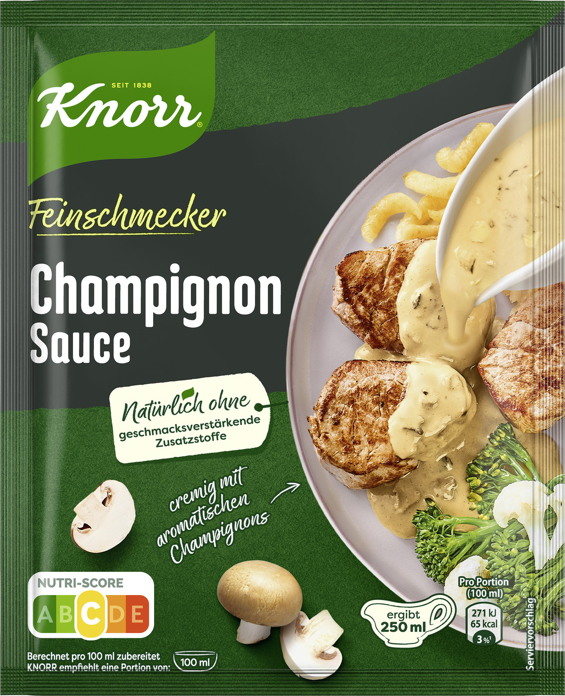 Knorr Feinschmecker Champignon Sauce ergibt 250ML