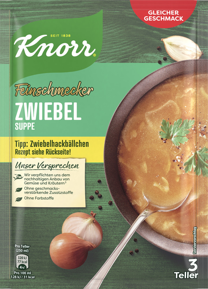 Knorr Feinschmecker Zwiebel Suppe 62G