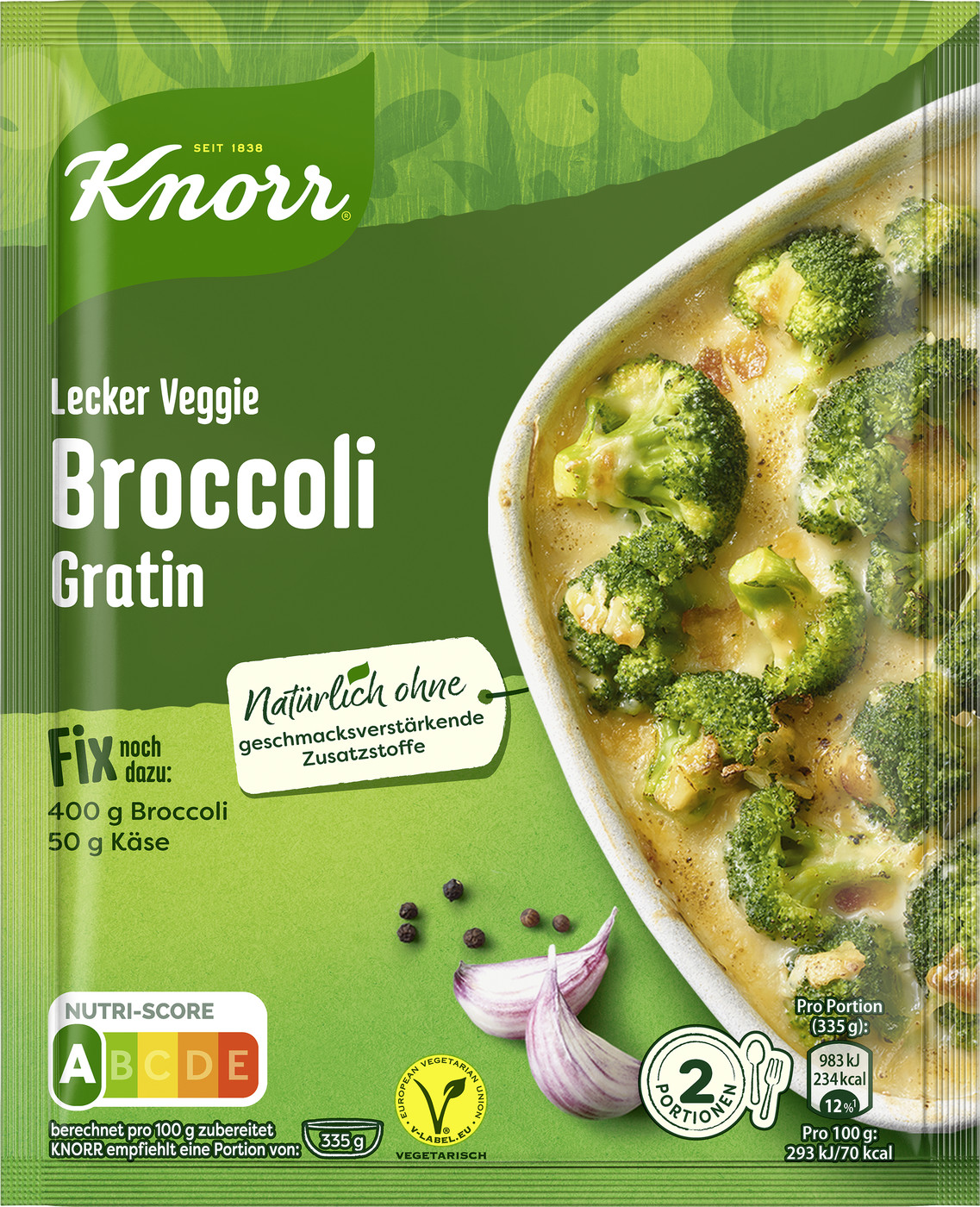 Knorr Fix Lecker Veggie Broccoli Gratin 49G