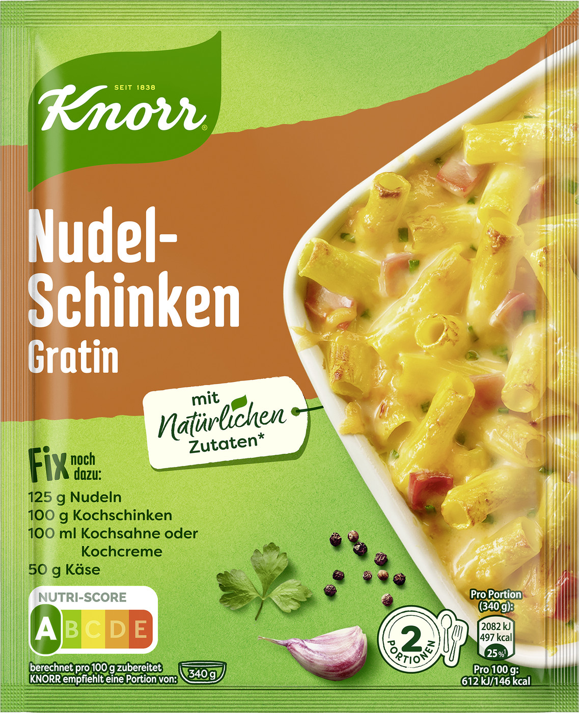 Knorr Fix Nudel-Schinken Gratin 32G
