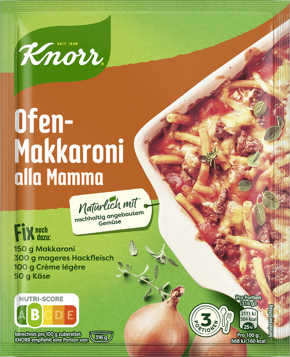 Knorr Fix Ofen-Makkaroni alla Mamma 48G