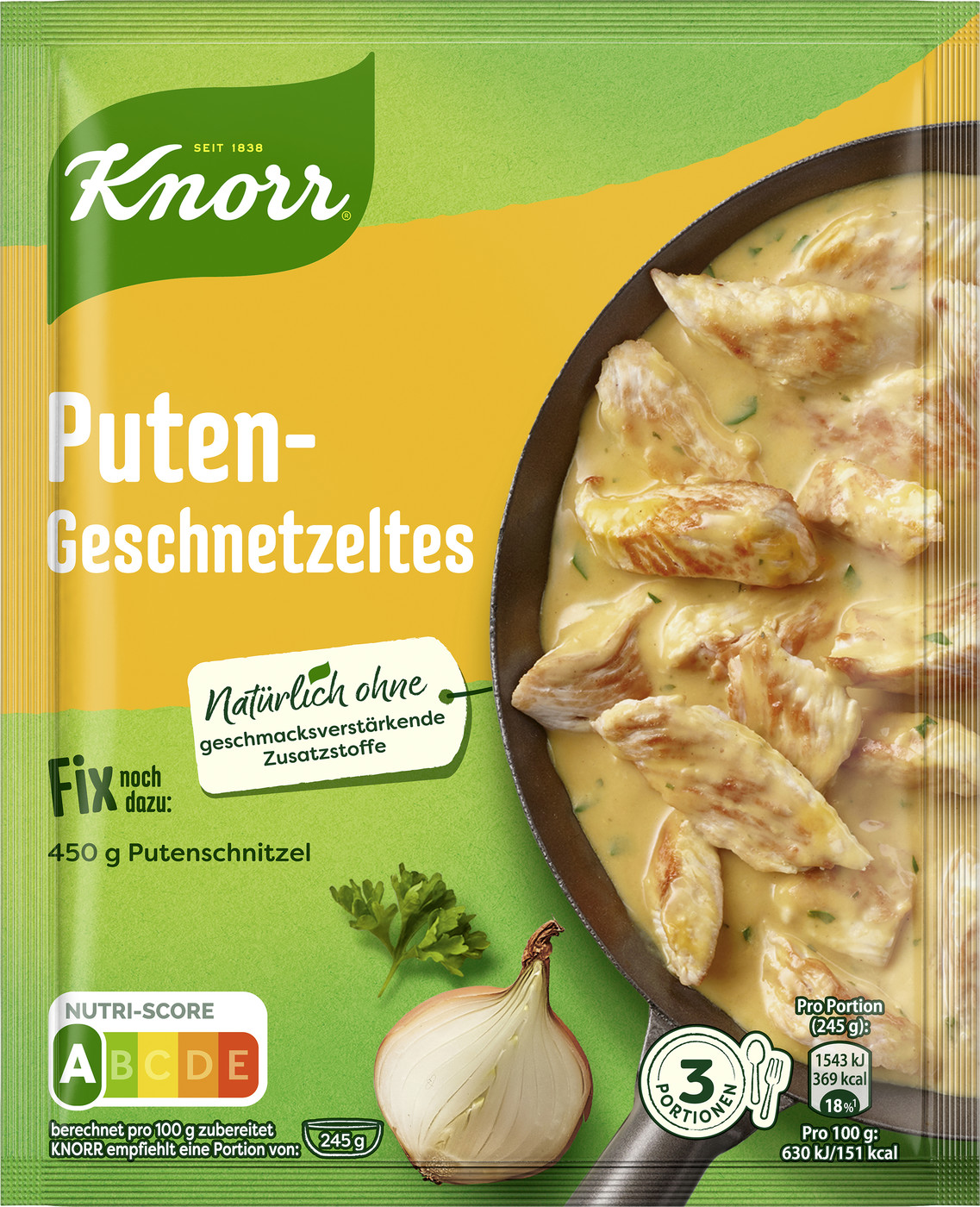 Knorr Fix Puten Geschnetzeltes 54G Knorr Fix Puten Geschnetzeltes 54G