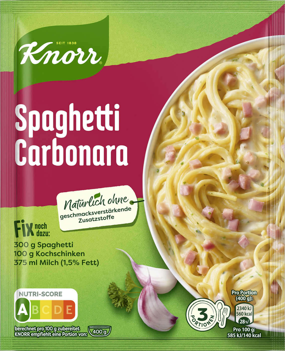 Knorr Fix Spaghetti Carbonara 36G