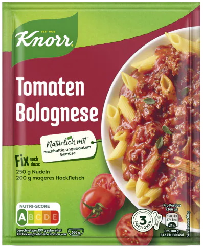 Knorr Fix Tomaten Bolognese 46G Knorr Fix Tomaten Bolognese 46G