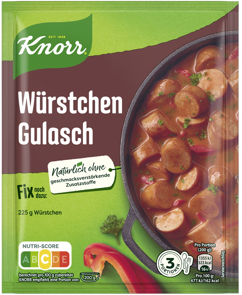 Knorr Fix Würstchen Gulasch 44G Knorr Fix Würstchen Gulasch 44G