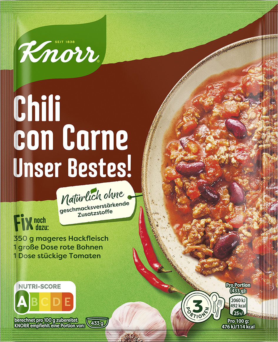 Knorr Fix Chili con Carne Unser Bestes! 49G
