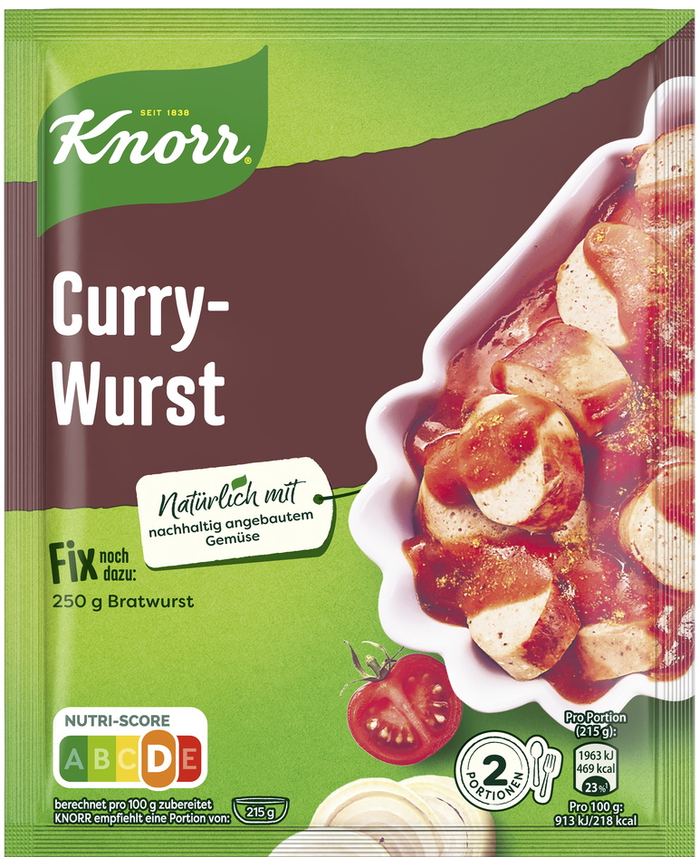 Knorr Fix für Currywurst 36G