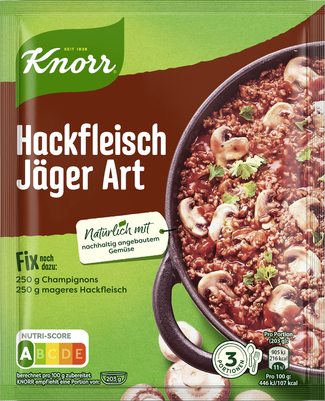Knorr FixHackfleisch Jäger Art 36G Knorr FixHackfleisch Jäger Art 36G