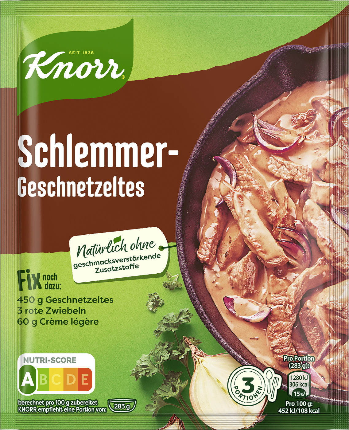 Knorr Fix für Schlemmer Geschnetzeltes 43G