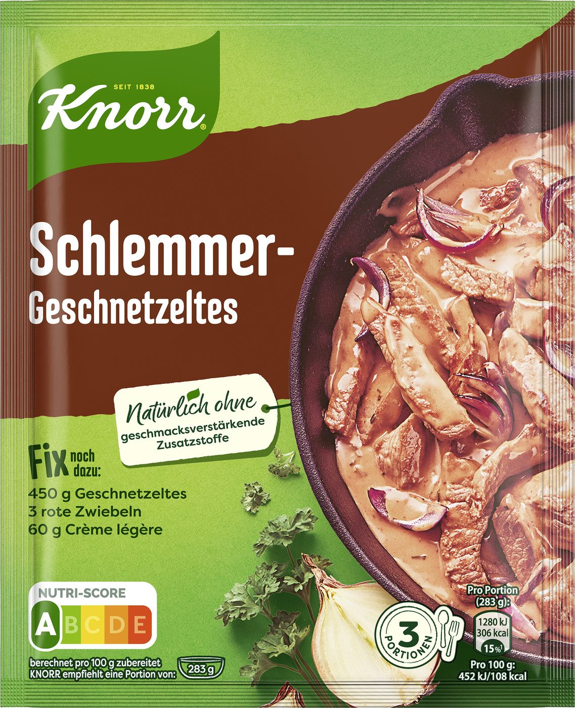 Knorr Fix für Schlemmer Geschnetzeltes 43G Knorr Fix für Schlemmer Geschnetzeltes 43G