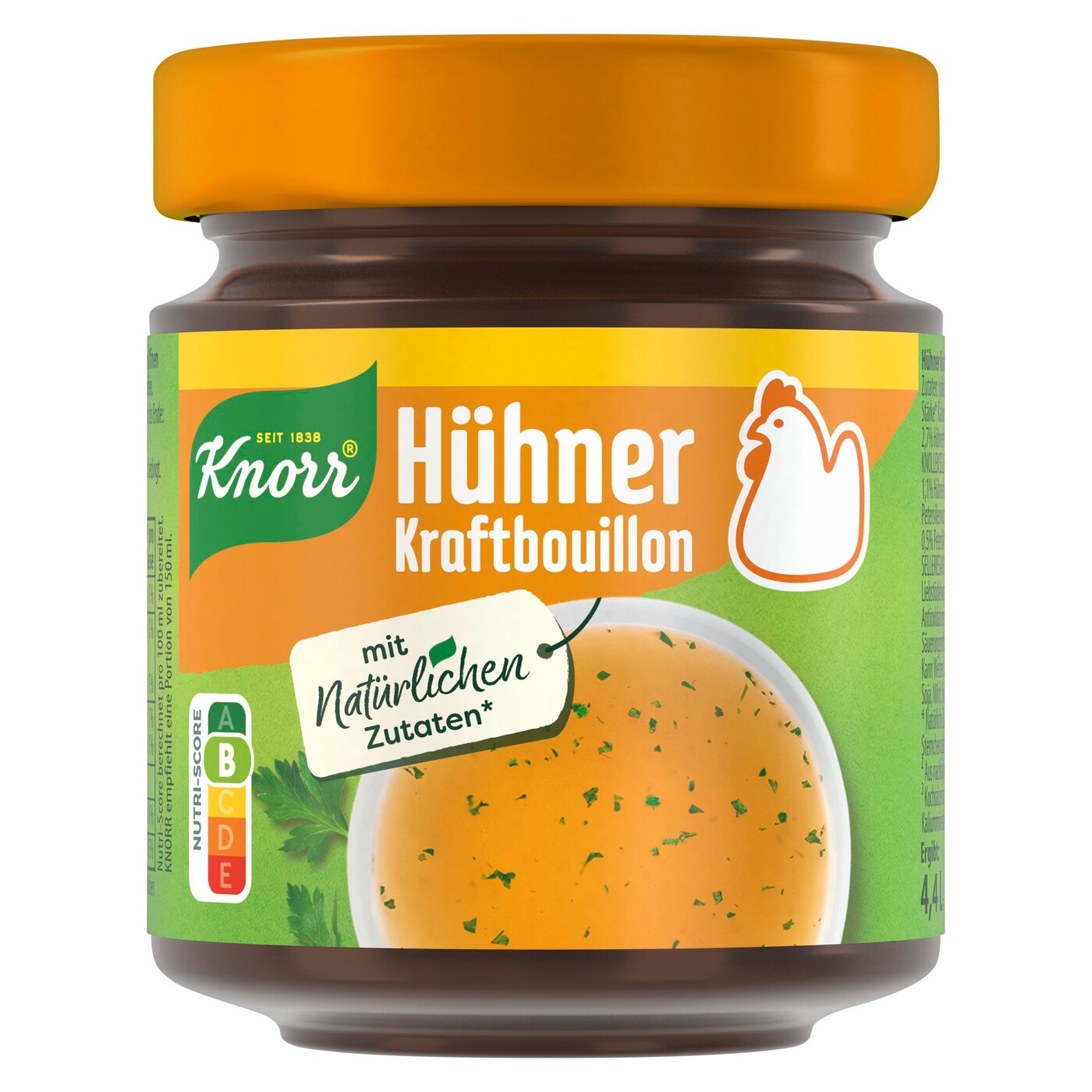 Knorr Hühner Kraftbouillon ergibt 4,4L Knorr Hühner Kraftbouillon ergibt 4,4L