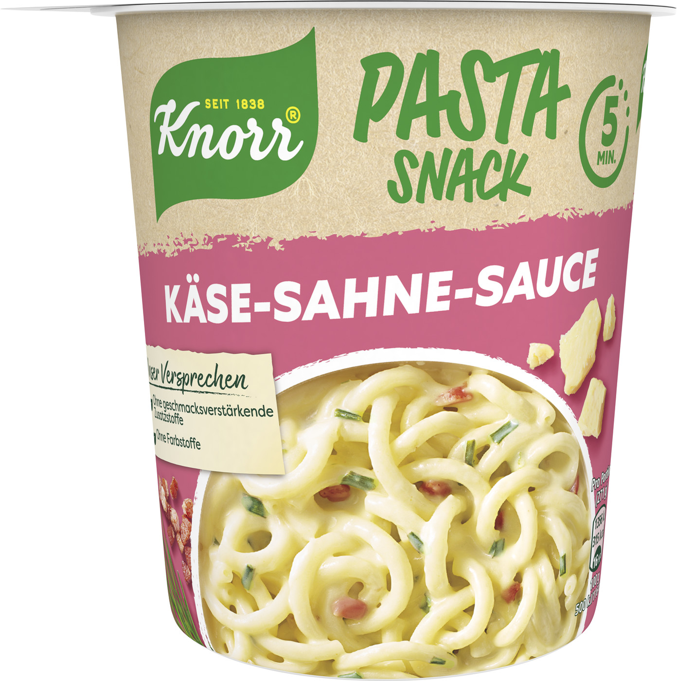 Knorr Pasta Snack Käse-Sahne-Sauce 71G