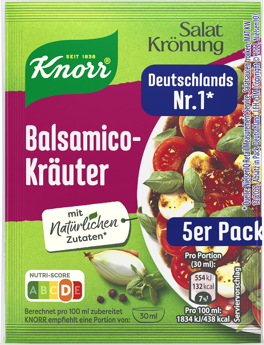 Knorr Salatkrönung Balsamico-Kräuter 5ST