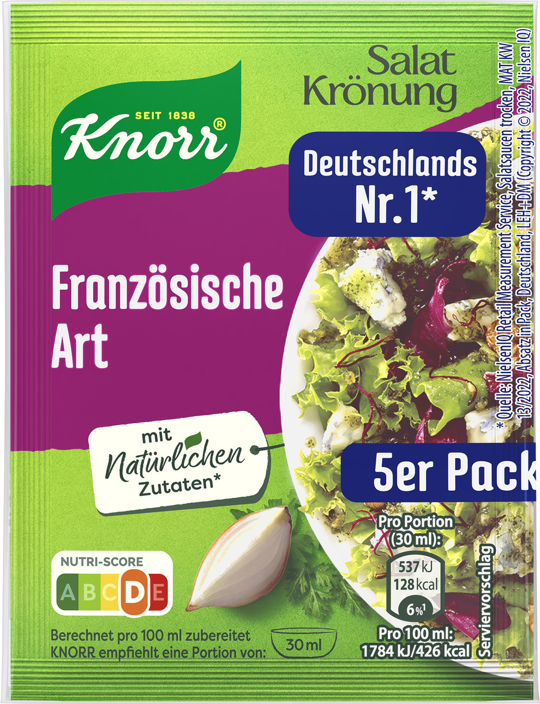 Knorr Salatkrönung Französische Art 5ST Knorr Salatkrönung Französische Art 5ST