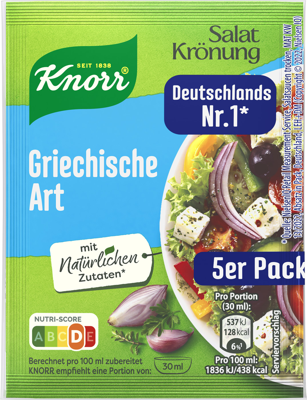 Knorr Salatkrönung Griechische Art 5ST Knorr Salatkrönung Griechische Art 5ST