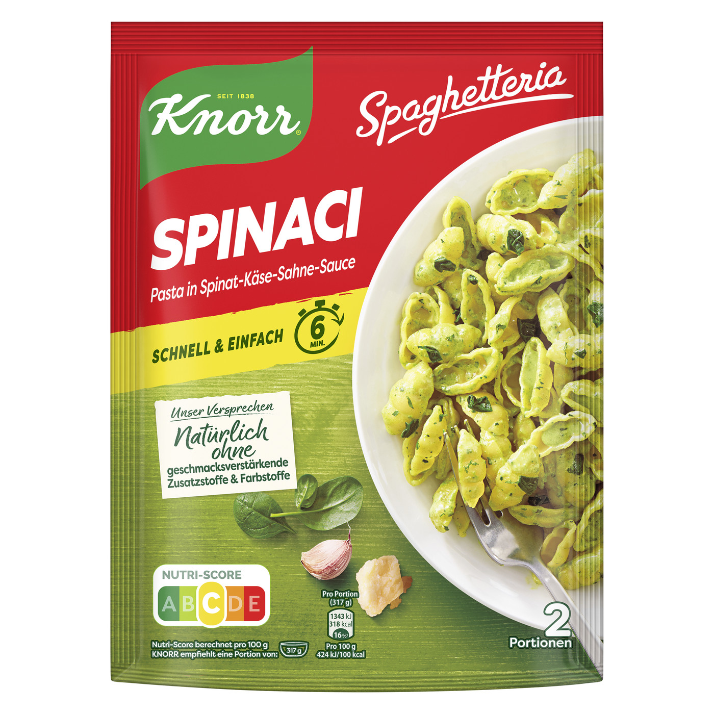 Knorr Spaghetteria Spinaci 160G