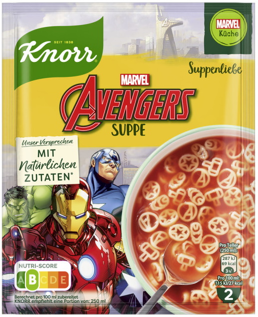 Knorr Suppenliebe Avengers 41G