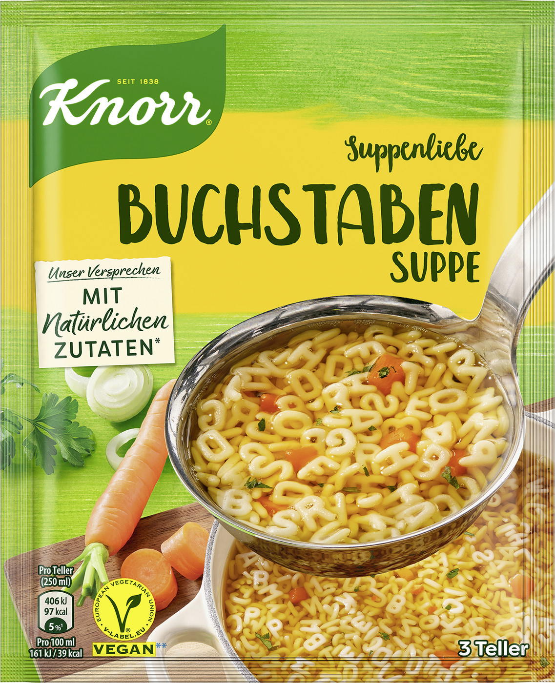 Knorr Suppenliebe Buchstaben Suppe 82G