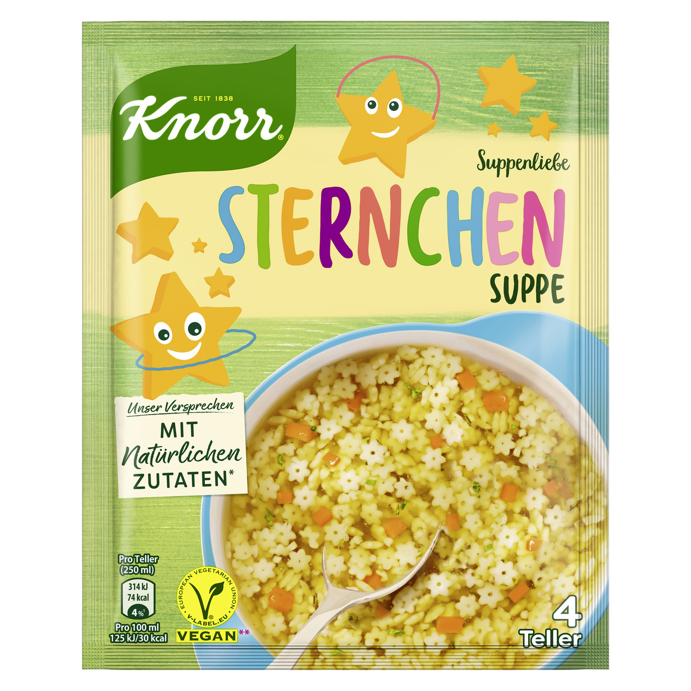 Knorr Suppenliebe Sternchen Suppe 84G Knorr Suppenliebe Sternchen Suppe 84G