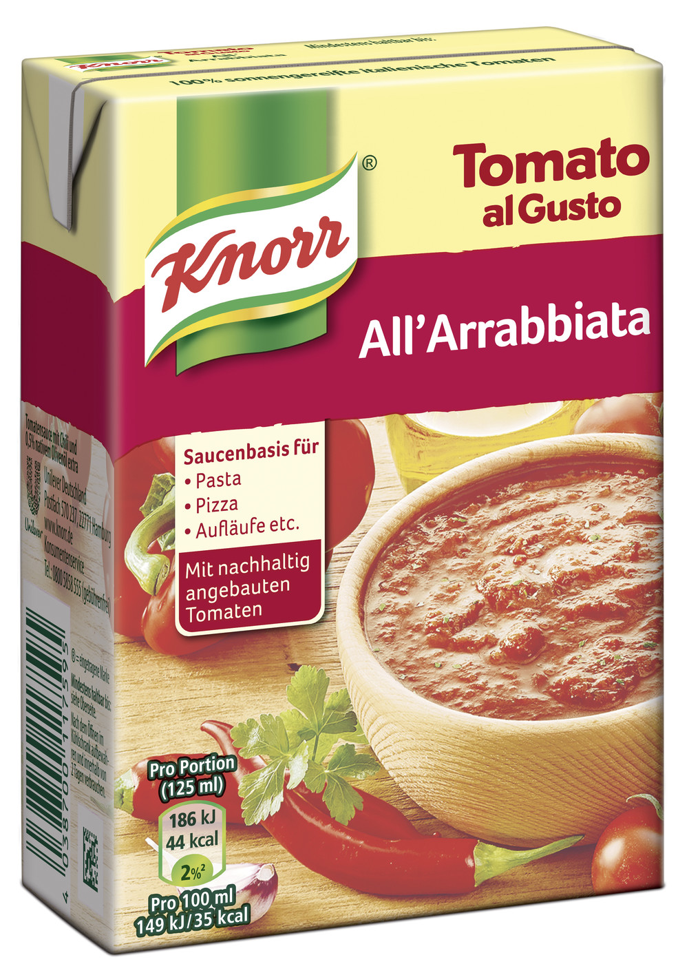 Knorr Tomato al Gusto Arrabiata 370G Knorr Tomato al Gusto Arrabiata 370G