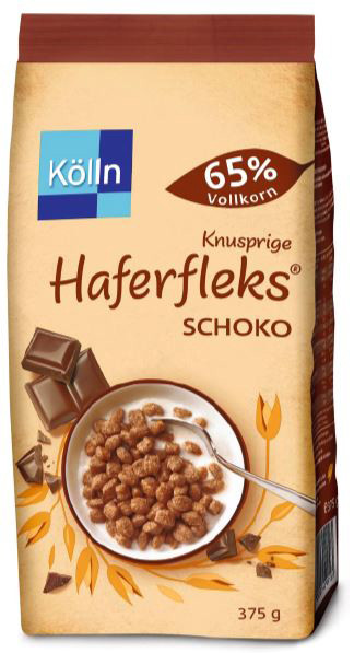 Kölln Knusprige Haferfleks Schoko 375G