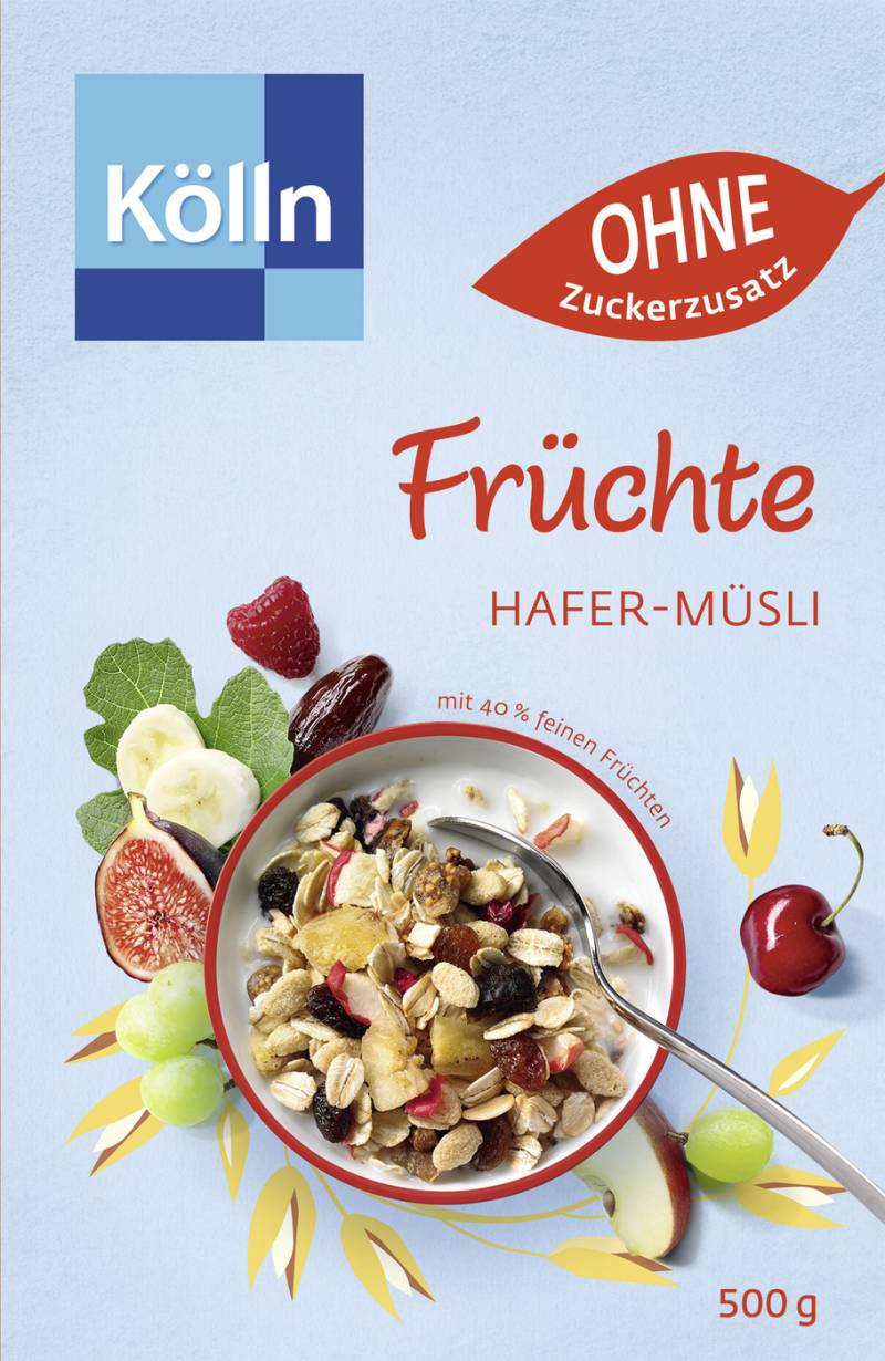 Kölln Müsli Früchte ohne Zuckerzusatz 500G