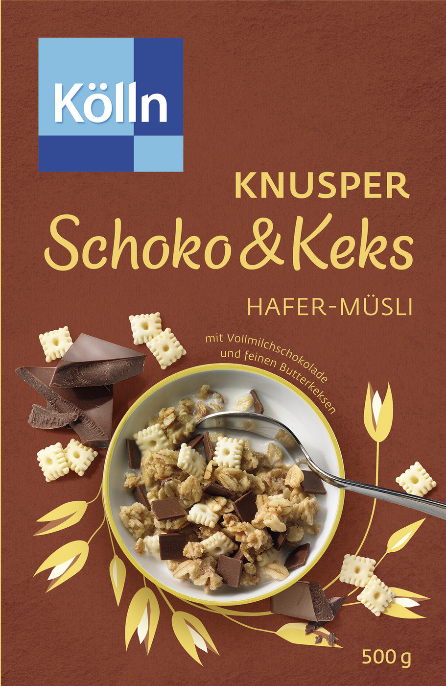 Kölln Müsli Knusper Schoko & Keks 500G