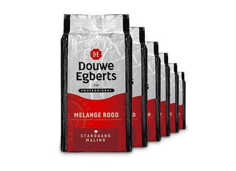 Koffie Douwe Egberts bonen Melange Rood 1kg | 6 stuks von Douwe Egberts