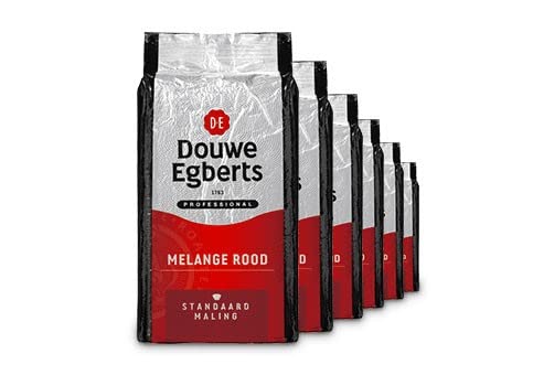 Kaffee Douwe Egberts Snelfilteraling Melange Red 1kg | 6 Stück von Douwe Egberts