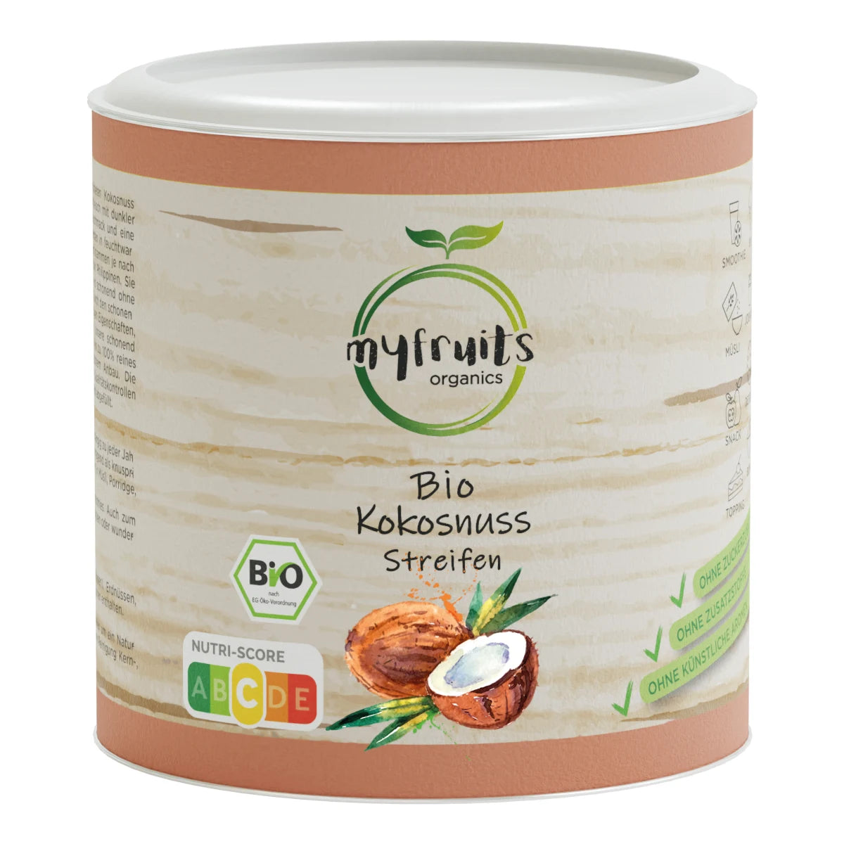 Kokosnuss Streifen, Bio, getrocknet (150g) Kokosnuss Streifen, Bio, getrocknet (150g)