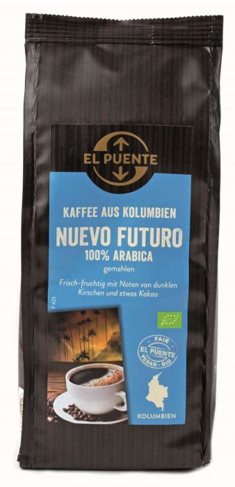 Kolumbien Kaffee Nuevo Futuro gemahlen