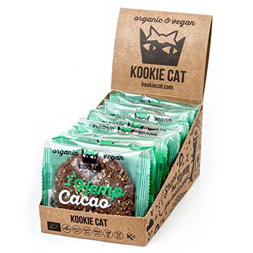 Kookie Cat | Hemp & Cacao Cookie | 12 x 50g von KOOKIE CAT