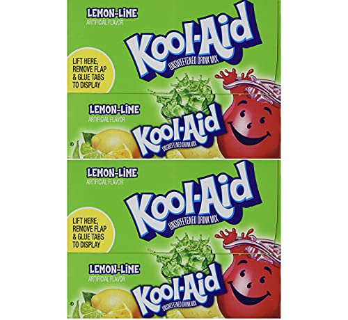 Kool-Aid Lemon-Lime Unsweetened Soft Drink Mix, 0.13-Ounce Packets (Pack of 96) von Kraft Heinz
