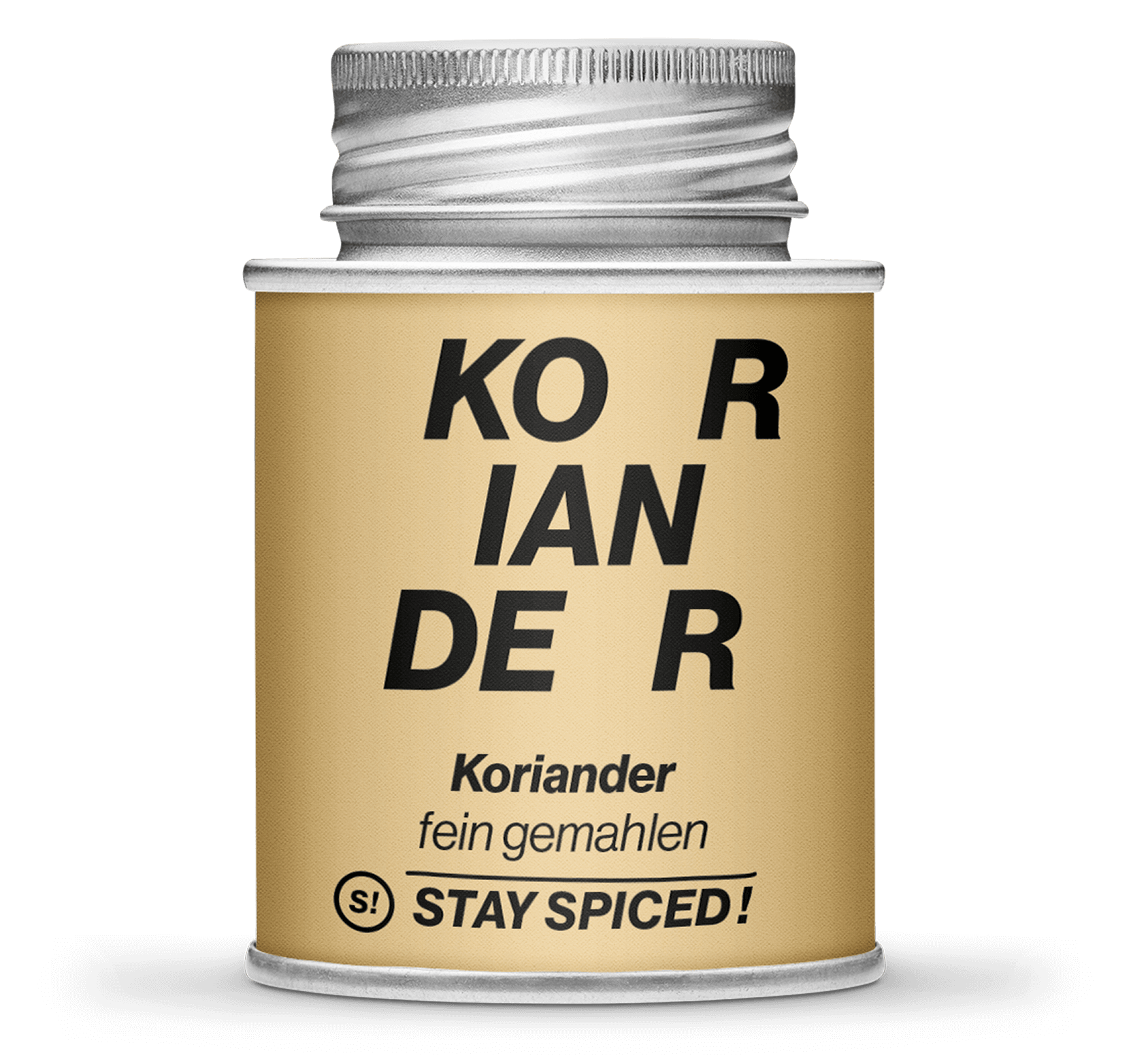 Koriander gemahlen, 170ml Schraubdose Koriander gemahlen, 170ml Schraubdose