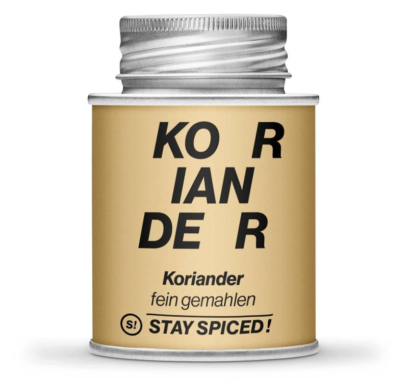 Koriander gemahlen, 170ml Schraubdose