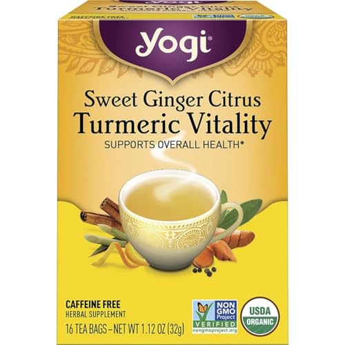 Kräuterteebeutel, 16 Stück (Sweet Ingwer, Citrus Kurkuma Vitality) von Sweet