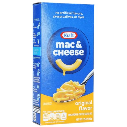 Kraft Macaroni and Cheese The Cheesiest, 10er Pack (10 x 206 g Packung) von SID