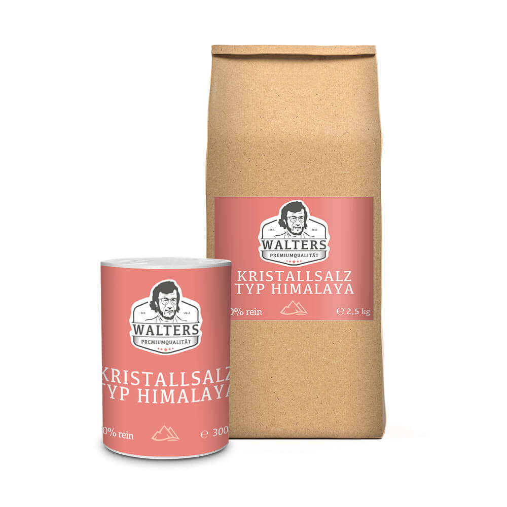 Kristallsalz Typ Himalaya 300g inklusive 2.5kg Nachf?llpack Kristallsalz Typ Himalaya 300g inklusive 2.5kg Nachf?llpack