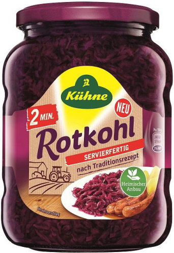 Kühne 2 Minuten Rotkohl 700G