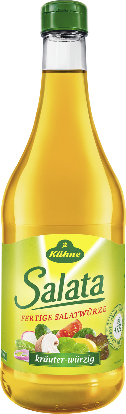 Kühne Salata Fertige Salatwürze kräuter-würzig 0,75L Kühne Salata Fertige Salatwürze kräuter-würzig 0,75L