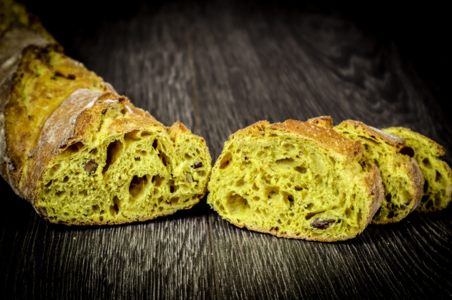 Kurkuma-Mandel-Baguette Kurkuma-Mandel-Baguette