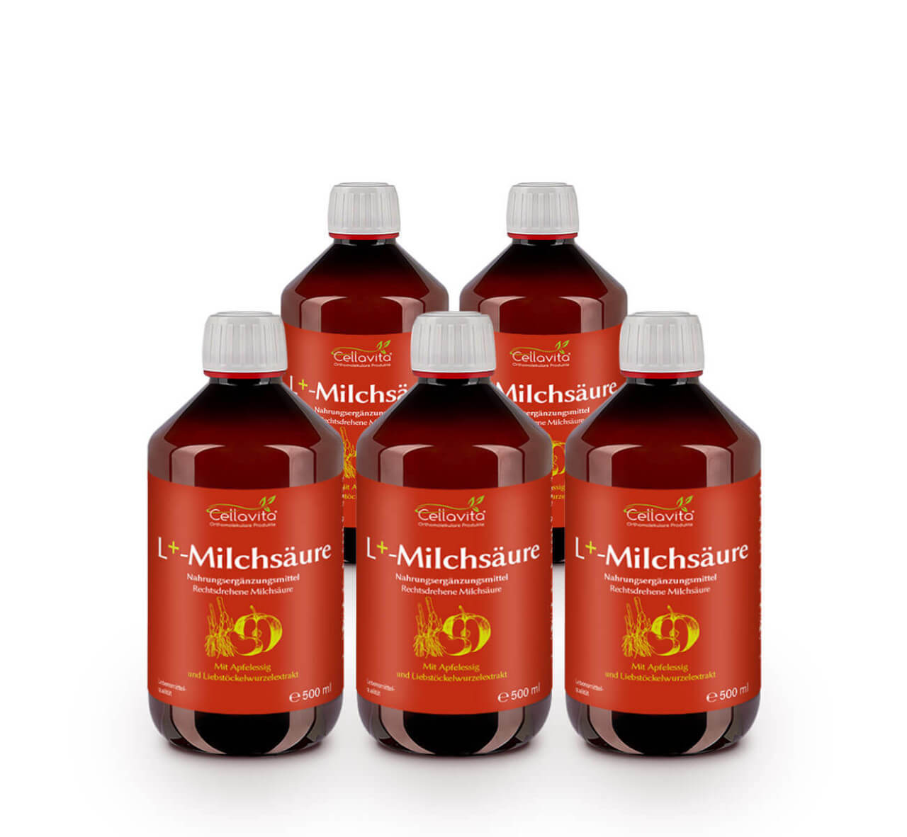 L(+)-Milchs?ureVita Vorteilspaket 5 x 500 ml