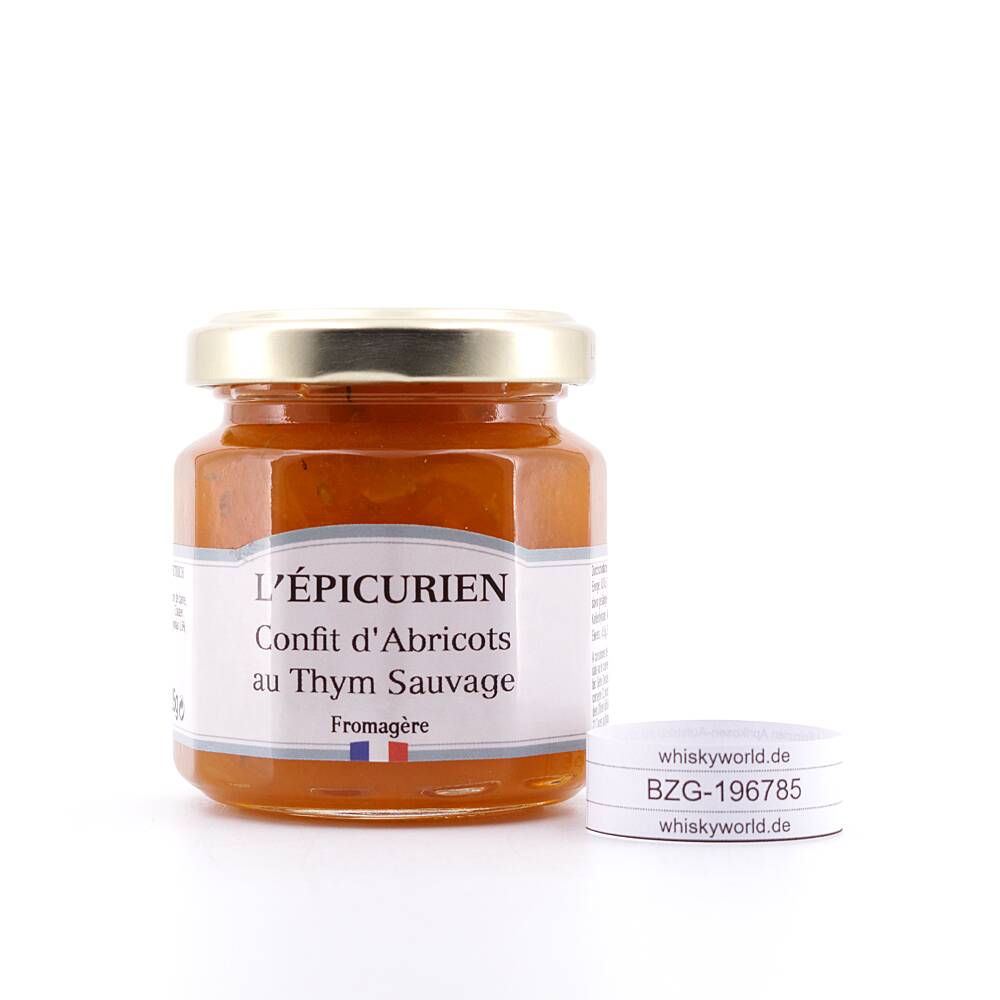 L’Epicurien Aprikose Aufstrich mit Wilder Thymian 125 g