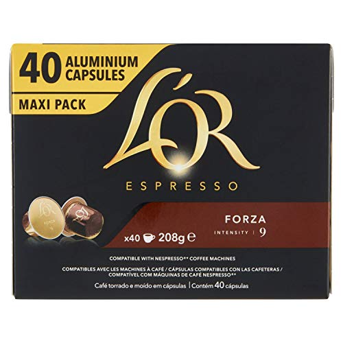 L'OR FORZA Kaffeekapseln, 40 Stück von L'OR